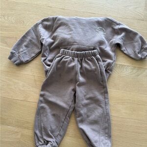 Zara Kids Brown Jogger Sweatpants